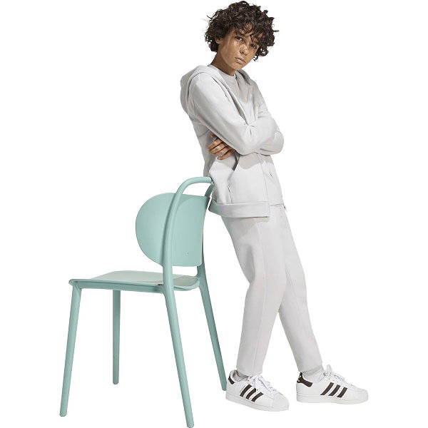 Adidas Entrada 26 Sweatbroek Kinderen - Lichtgrijs / Wit