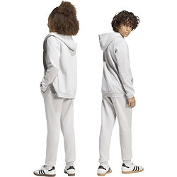 Voorvertoning: Adidas Entrada 26 Sweatbroek Kinderen - Lichtgrijs / Wit