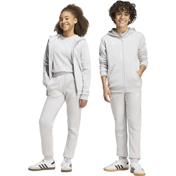 Adidas Entrada 26 Sweatbroek Kinderen - Lichtgrijs / Wit