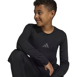 Voorvertoning: Adidas Padded Baselayer Protection Shirt L.M. Kinderen - Zwart