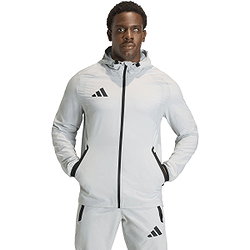 Présentation: Adidas Tiro Travel Coupe-Vent Hommes - Gris Clair