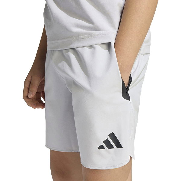 Adidas Tiro Travel Woven Short Enfants - Gris Clair