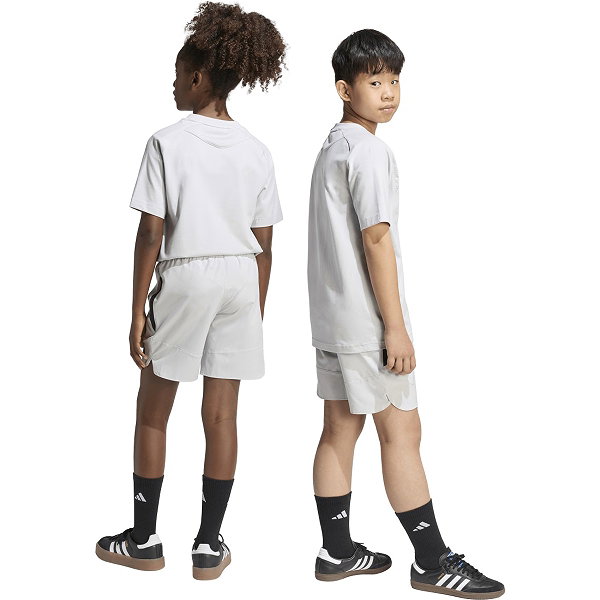 Adidas Tiro Travel Woven Short Enfants - Gris Clair