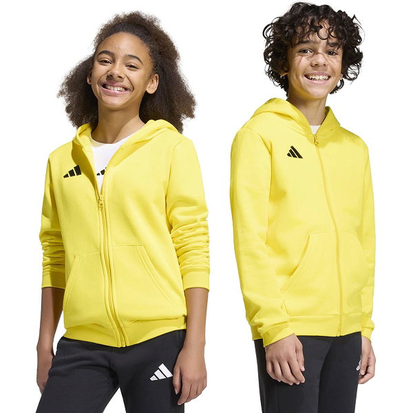 Adidas Entrada 26 Hoodie Kinderen - Geel / Zwart