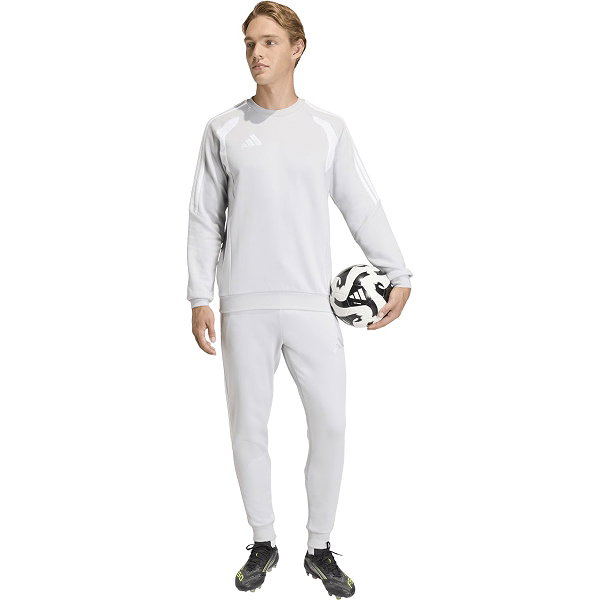 Adidas Tiro 26 Sweat Hommes - Gris Clair / Blanc