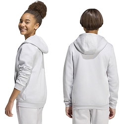 Présentation: Adidas Entrada 26 Sweat À Capuche Enfants - Gris Clair / Blanc