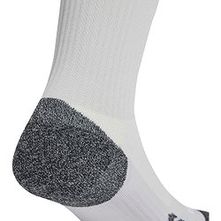 Présentation: Adidas Adisock 23 Chaussettes De Football - Gris Clair / Blanc