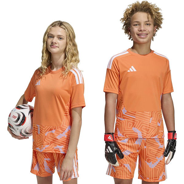 Adidas Tiro 26 Competition Keepershirt Korte Mouw Kinderen - Oranje