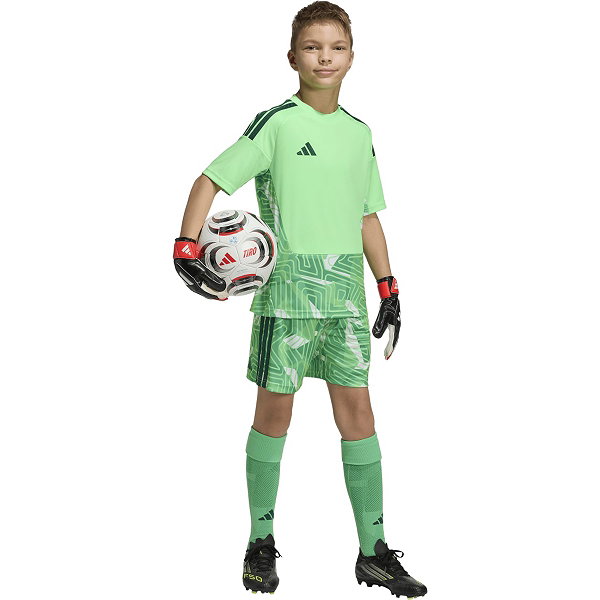 Adidas Tiro 26 Competition Keepershirt Korte Mouw Kinderen - Fluo Groen