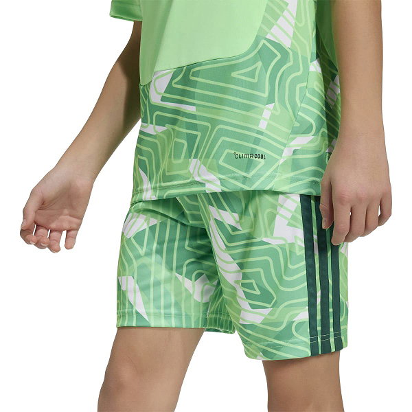 Adidas Tiro 26 Competition Keepershirt Korte Mouw Kinderen - Fluo Groen
