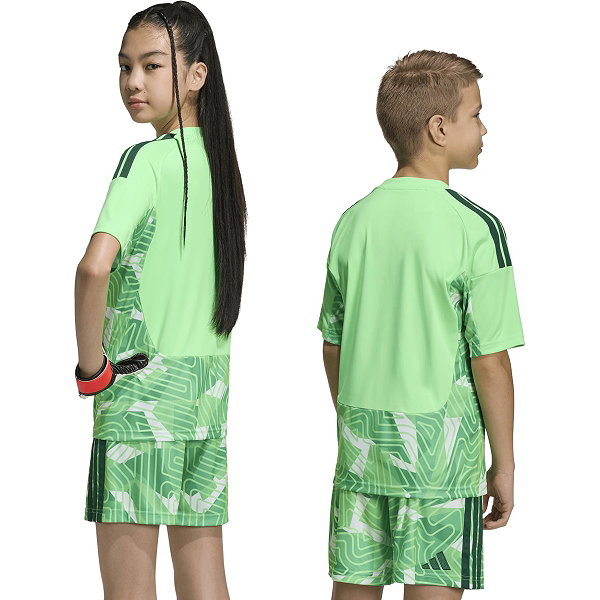 Adidas Tiro 26 Competition Keepershirt Korte Mouw Kinderen - Fluo Groen