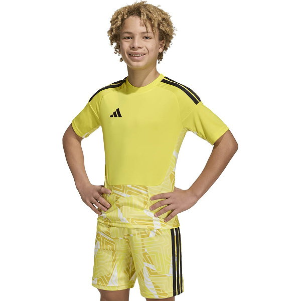 Adidas Tiro 26 Competition Keepershirt Korte Mouw Kinderen - Geel