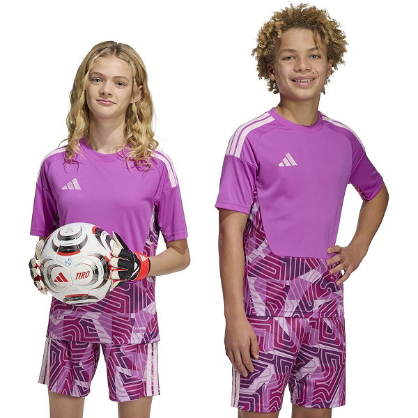 Adidas Tiro 26 Competition Keepershirt Korte Mouw Kinderen - Roze