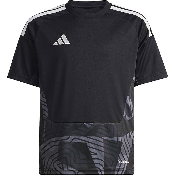 Adidas Tiro 26 Competition Keepershirt Korte Mouw Kinderen - Zwart