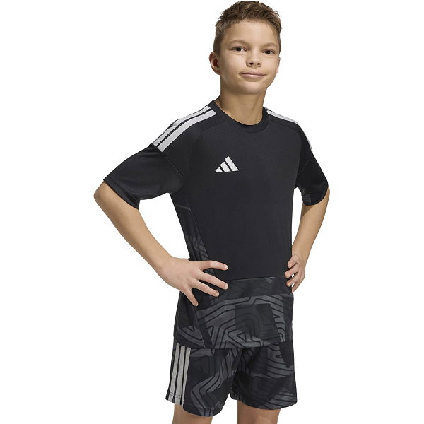 Adidas Tiro 26 Competition Keepershirt Korte Mouw Kinderen - Zwart