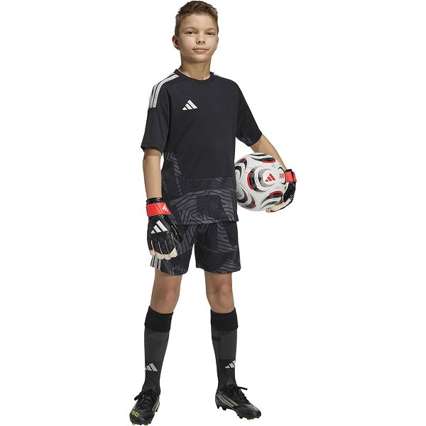 Adidas Tiro 26 Competition Keepershirt Korte Mouw Kinderen - Zwart