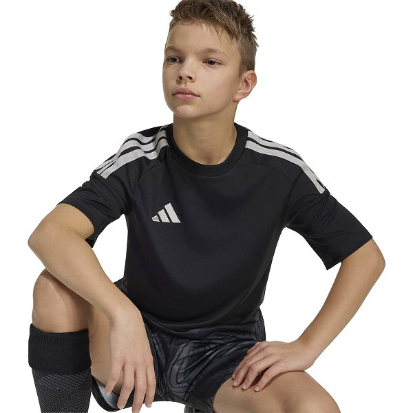 Adidas Tiro 26 Competition Keepershirt Korte Mouw Kinderen - Zwart