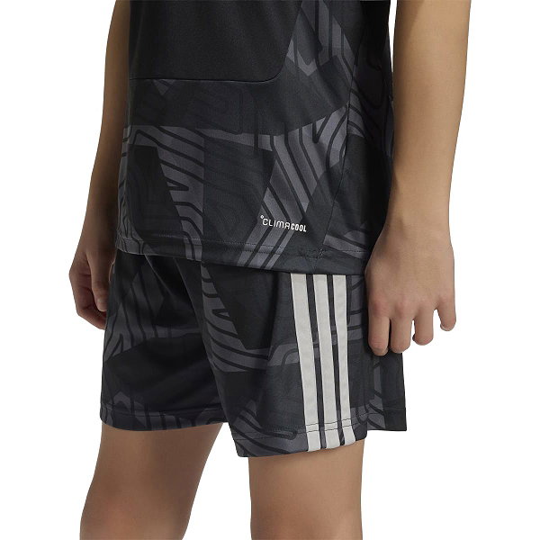 Adidas Tiro 26 Competition Keepershirt Korte Mouw Kinderen - Zwart