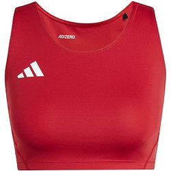 Adidas Adizero Essentials Aeroready Crop Débardeur Femmes - Rouge / Blanc