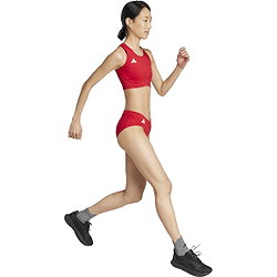 Présentation: Adidas Adizero Essentials Aeroready Crop Débardeur Femmes - Rouge / Blanc