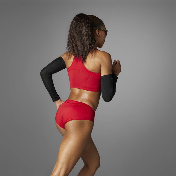 Adidas Adizero Essentials Aeroready Crop Débardeur Femmes - Rouge / Blanc