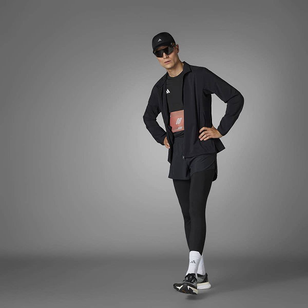 Adidas Adizero Essentials Aeroready Legging De Running Hommes - Noir