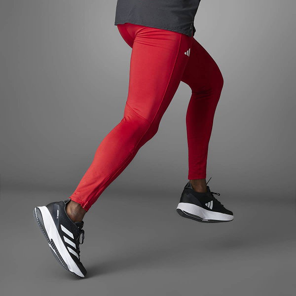 Adidas Adizero Essentials Aeroready Legging De Running Hommes - Rouge