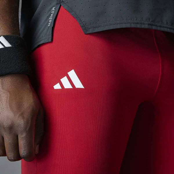 Adidas Adizero Essentials Aeroready Legging De Running Hommes - Rouge
