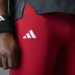 Présentation: Adidas Adizero Essentials Aeroready Legging De Running Hommes - Rouge