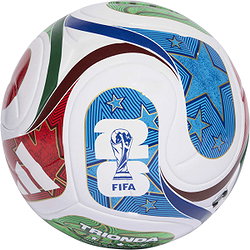 Adidas Fifa World Cup 26 Trionda League Ballon De Compétition Et D'entraînement - Rouge / Royal / Vert / Noir / Blanc