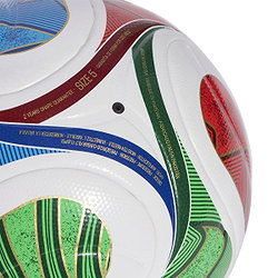 Présentation: Adidas Fifa World Cup 26 Trionda League Junior 290 Ballon D'entraînement - Rouge / Royal / Vert / Noir / Blanc