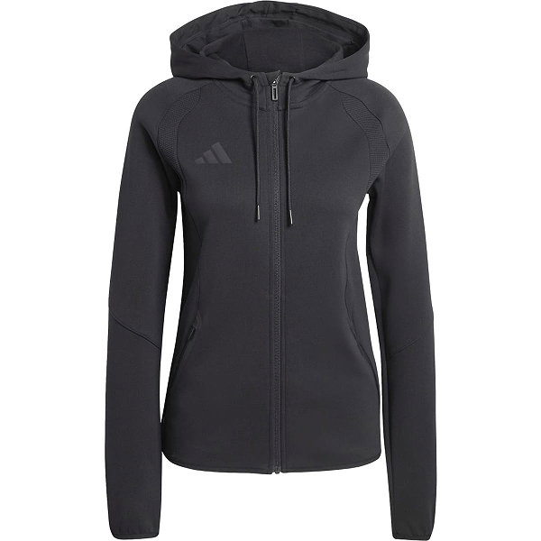 Adidas Tiro Travel Sweater Met Kap Dames - Zwart