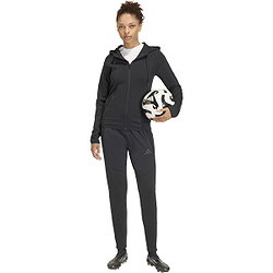 Voorvertoning: Adidas Tiro Travel Sweater Met Kap Dames - Zwart