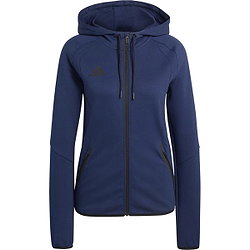Adidas Tiro Travel Sweater Met Kap Dames - Marine