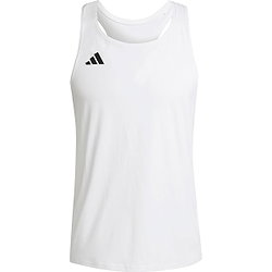 Adidas Adizero Essentials Aeroready Lauf-Tanktop Herren - Weiß