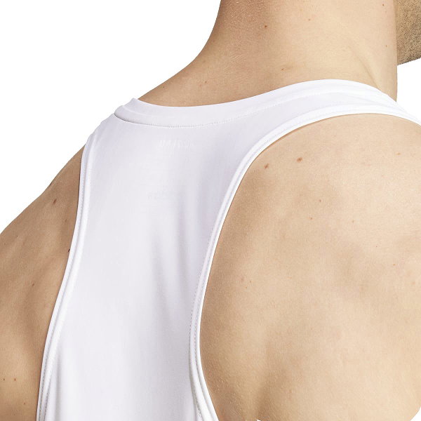 Adidas Adizero Essentials Aeroready Hardloopsinglet Heren - Wit