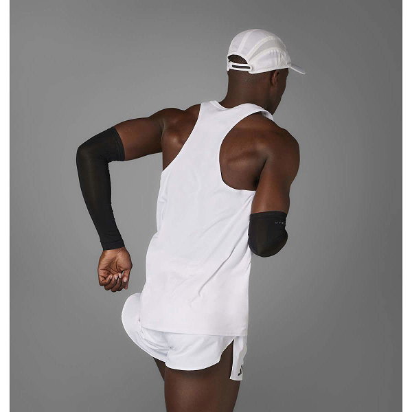 Adidas Adizero Essentials Aeroready Hardloopsinglet Heren - Wit