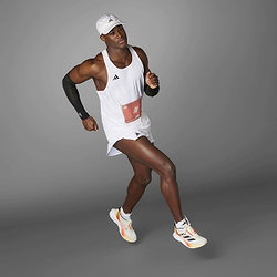 Voorvertoning: Adidas Adizero Essentials Aeroready Hardloopsinglet Heren - Wit