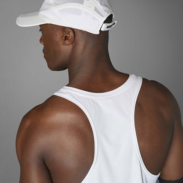 Adidas Adizero Essentials Aeroready Hardloopsinglet Heren - Wit