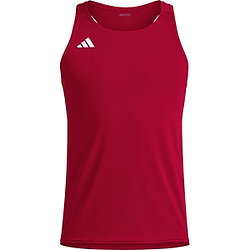 Vorschau: Adidas Adizero Essentials Aeroready Lauf-Tanktop Herren - Rot / Weiß