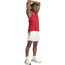Vorschau: Adidas Adizero Essentials Aeroready Lauf-Tanktop Herren - Rot / Weiß