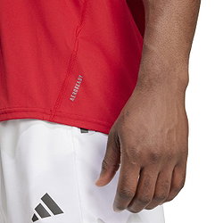 Vorschau: Adidas Adizero Essentials Aeroready Lauf-Tanktop Herren - Rot / Weiß