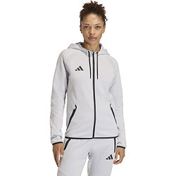Voorvertoning: Adidas Tiro Travel Sweater Met Kap Dames - Lichtgrijs