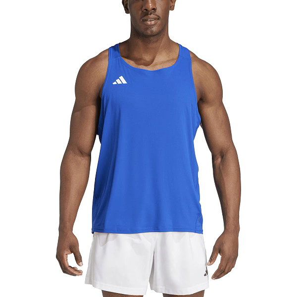 Adidas Adizero Essentials Aeroready Hardloopsinglet Heren - Royal