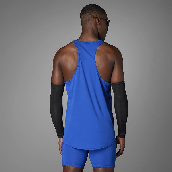 Adidas Adizero Essentials Aeroready Hardloopsinglet Heren - Royal