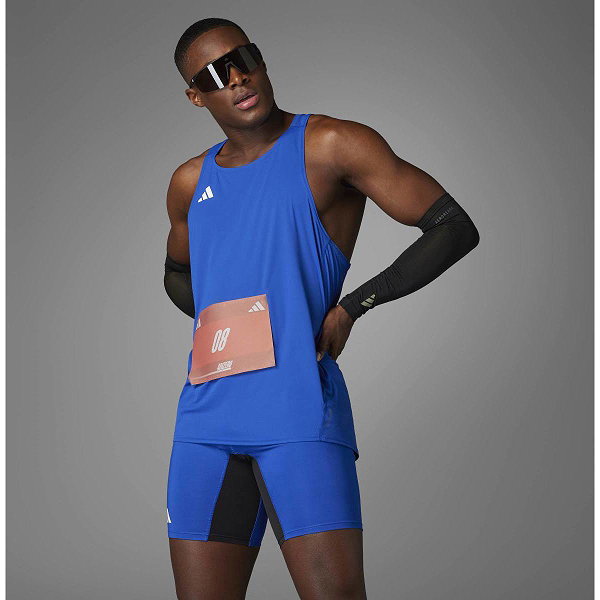 Adidas Adizero Essentials Aeroready Hardloopsinglet Heren - Royal