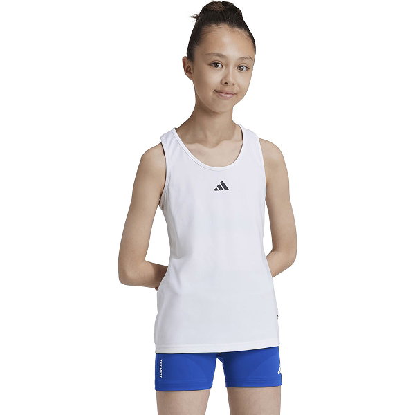 Adidas Techfit Running Singlet Enfants - Blanc