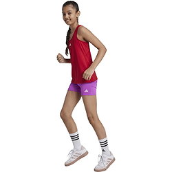 Présentation: Adidas Techfit Running Singlet Enfants - Rouge / Blanc