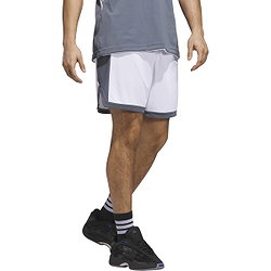 Présentation: Adidas Pulse Speed Short De Basketball Hommes - Blanc / Gris
