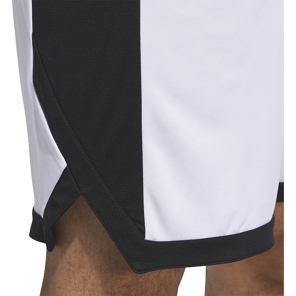 Adidas Pulse Speed Short De Basketball Hommes - Blanc / Noir